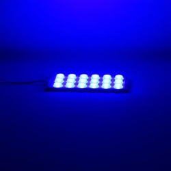 Powermaster 12 Volt 6 Watt Mavi 18 Ledli 2'Li Paket Yanıp Sönen Modül Led