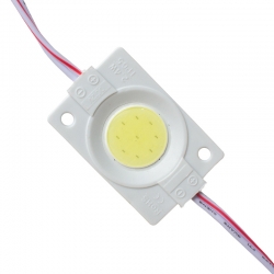 Powermaster 12v kasali kapaksiz 30x45 mm beyaz yuvarlak cob led