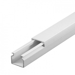 Powermaster 12x12 yapişkan bantli pvc kablo kanali - 1 boy 2 metre (paketi:150 boy:300 metre)