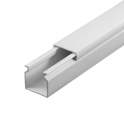 Powermaster 16x16 yapişkan bantli pvc kablo kanali - 1 boy 2 metre (paketi:125 boy:250 metre)