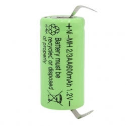 Powermaster 1.2 Volt 600 Mah Ni-Mh 2/3AA Şarjlı Puntalı Lityum Pil PM-17934