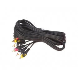Powermaster 1. kalite 3 rca + 3 rca 15 metre kablo