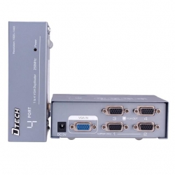 Powermaster 250Mhz 1TO4 VGA Splitter Dağıtıcı Monitör Çoklayıcı