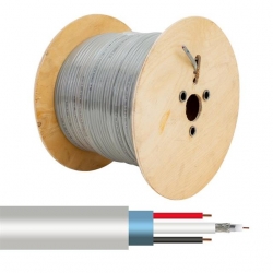 Powermaster 2+1X0.22 Mm CCTV Kamera Kablosu 250 Metre
