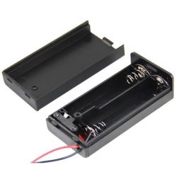 Powermaster  2'Li AA Kapaklı Switch'li Pil Yuvası (IC-233C