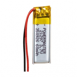 Powermaster 350926 3.7 Volt 60 Mah Lityum Polimer Pil