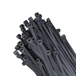 Powermaster 37 cm 3.6 mm siyah kablo baği (100lü paket)