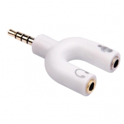 Powermaster 3.5 Mm Stereo Erkek To Kulaklık + Hoparlör Dişi Çoklayıcı Jack PM-4318
