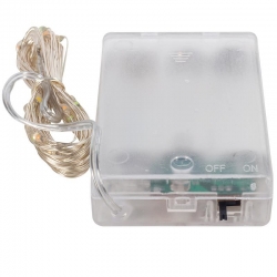 Powermaster 3*aa pilli 4 renkli 10 metre kablolu bağ led