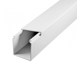 Powermaster 40x40 yapişkan bantli pvc kablo kanali - 1 boy 2 metre (paketi:25 boy:50 metre)