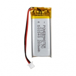 Powermaster 501540 3.7 Volt 280 Mah Lityum Polimer Pil