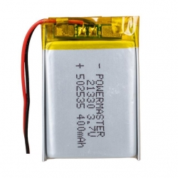 Powermaster 502535 3.7 Volt 400 Mah Lityum Polimer Pil