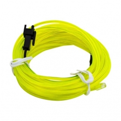 Powermaster 5 Metre 5 Volt USB Adaptörlü Neon Parlak (Florasan) Yeşil İp Aydınlatma PM-6083
