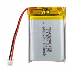 Powermaster 602035 3.7 volt 400 mah lityum polimer pil (21339=6510)