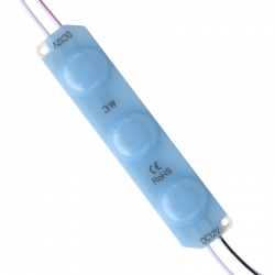 Powermaster 70x15 mm 2835 mercek 12v 3w mavi modül led