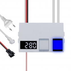 Powermaster akilli banyo aynasi modülü şerit led ve buğu önleyici destekli sicaklik göstergeli ltzn-03