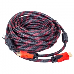 Powermaster altin uçlu 24k 1.4v 3d 30 metre örgülü poşetli hdmi kablo