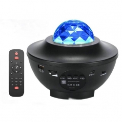Powermaster Bluetooth Destekli Animasyonlu Ufo Tip Disko Topu PM-7388