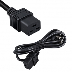 Powermaster dikdörtgen girişli 1.8 metre c19 power kablo
