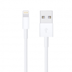Powermaster dk-18295 ios/iphone serisi beyaz lightning şarj ve data kablosu 1 metre