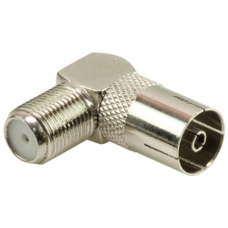 Powermaster f konnektör dişi/60 ohm dişi l tip çevirici