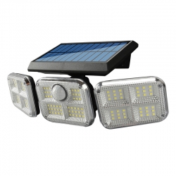 Powermaster fl-1727 sensörlü 3 kademeli 120 ledli solar lamba