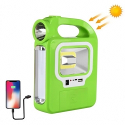 Powermaster HB-6399B Solar Tamirci Balıkçı Çalışma Lambası Uzatma Ampul Dahil (Powerbank Özellikli)