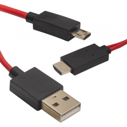 Powermaster hc-18 mhl kit samsung s5 hdmi tv bağlanti kablosu