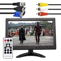 Powermaster HDMI-VGA-BNC-USB Girişli 12 Volt Çıkışlı 10.1' Monitör PM-6092