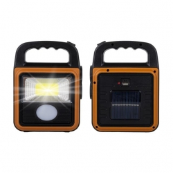 Powermaster HS-8020C COB LED Solar 4 Kademeli Şarjlı El Işıldak Feneri - USB Çıkışlı Powerbank
