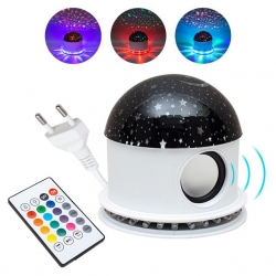 Powermaster HX-602 Bluetooth Destekli Animasyonlu Gece Lambası Hoparlör - Speaker (6 Watt)