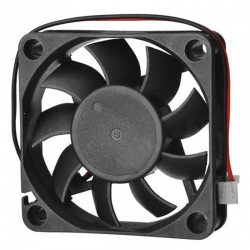 Powermaster hxs 60x60x15 mm 12 volt dc kutulu 2 kablolu soketli kasa fani