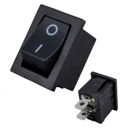 Powermaster ic-124 mini işiksiz yayli anahtar off-on 2p