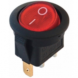 Powermaster IC-131A 3 Pin Yuvarlak Işıklı Anahtar 20 Mm
