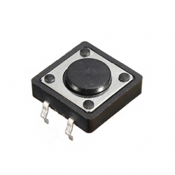 Powermaster IC-202 12X12x3.5 Mm 4 Pinli Tact Switch Yuvarlak Buton