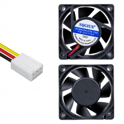 Powermaster ic-216a firçasiz dc fan 60x60x25mm 24 volt 3 pin