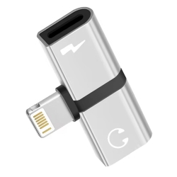 Powermaster iphone lightning şarj ve kulaklik çevirici adaptör jack