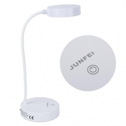 Powermaster JF-1631 20 LED'li 2.5 Watt Şarjlı Esnek Masa Lambası - Dokunmatik Ve USB Şarjlı