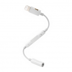 Powermaster jh-024 iphone lightning to 3.5mm aux kulaklik jack çevirici 14 cm kablo