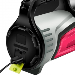 Powermaster js-881a şarjli ledli uzun menzilli kamp tipi çok fonksiyonlu işildak fener