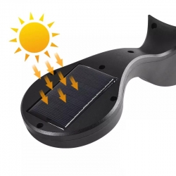 Powermaster jx-655a hareket sensörlü 3 modlu cob ledli solar sokak duvar lambasi