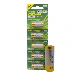 Powermaster LR23A 12 Volt 23A Kalın Alarm Pili Alkaline Batarya (5'LI Paket)