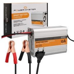 Powermaster MA-1210A 12 Volt - 10 Amper Akıllı Hızlı Akü Şarj Cihazı Analog Amper Göstergeli