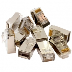 Powermaster Metal Rj45 Cat6 Metal Uç 8P/8C 100'Lü Paket Fiyat