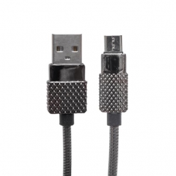 Powermaster Metal Yaylı 3 Amper Micro USB Şarj Ve Data Kablosu