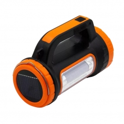 Powermaster mh-818a şarjli + solar 5 modlu çok fonksiyonlu 3w+15w işildak el feneri