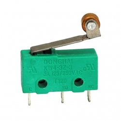 Powermaster Micro Switch Lehim Bacak Makaralı 5A 250 Vac IC-168