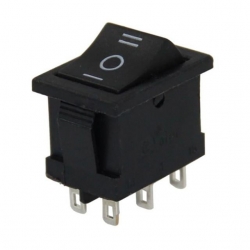 Powermaster Mini Işıksız Anahtar 6P ON-OFF-ON 6P IC-123-6