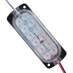 Powermaster modül led 12-24v 1.2w parlak yanip sönen kirmizi/mavi 2835
