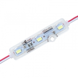 Powermaster modül led 12v ip67 samsung 5730 beyaz şeffaf kapakli